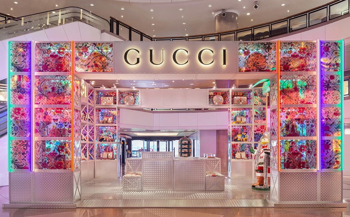 pop up store gucci
