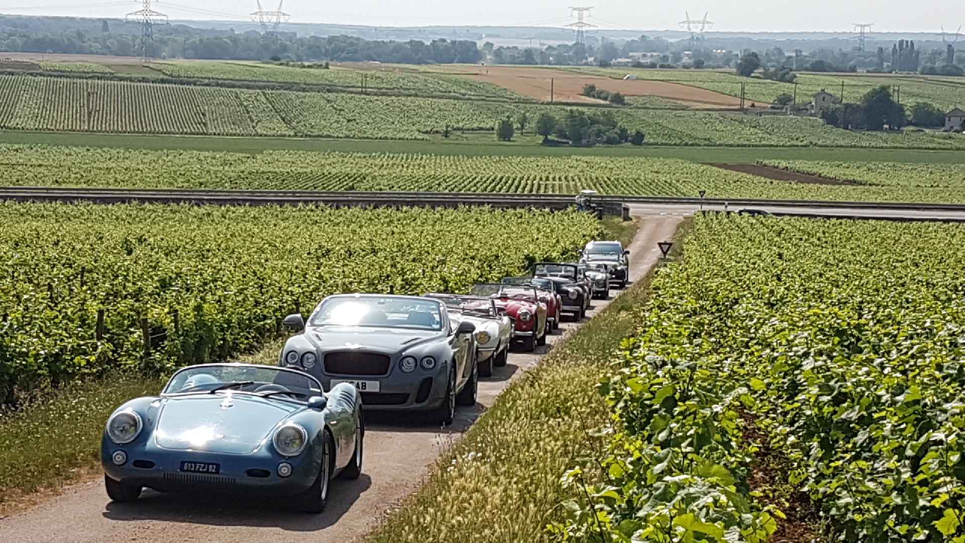 rallye en voitures de collection en bourgogne