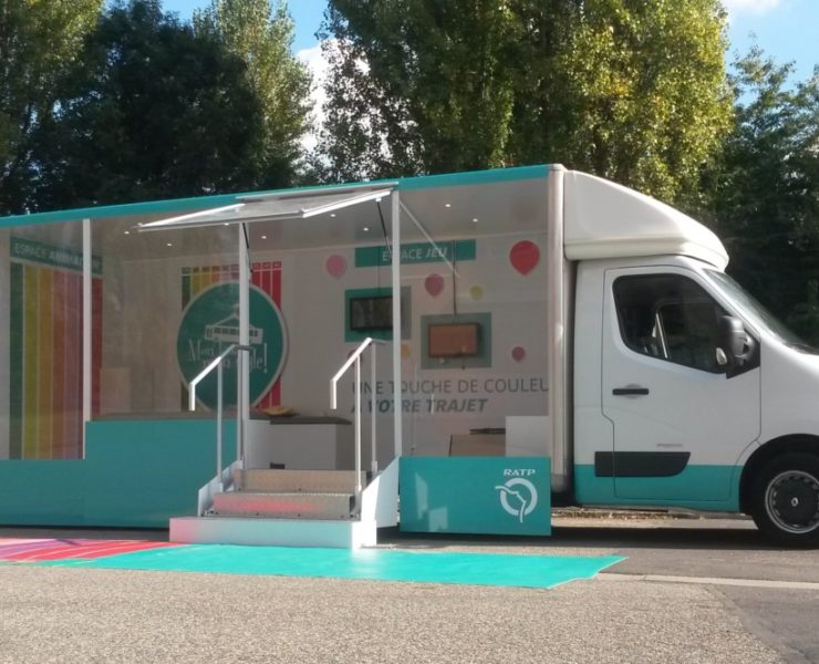 camion vitrine ratp