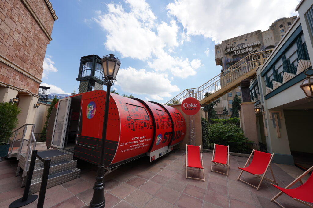 caravane extensible - Coca Cola Disney
