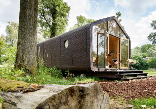 La maison en carton aménageable