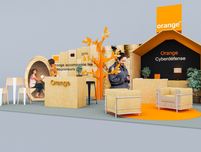 Stand en reboard - Orange