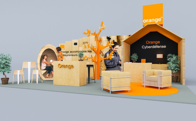 Stand en reboard - Orange