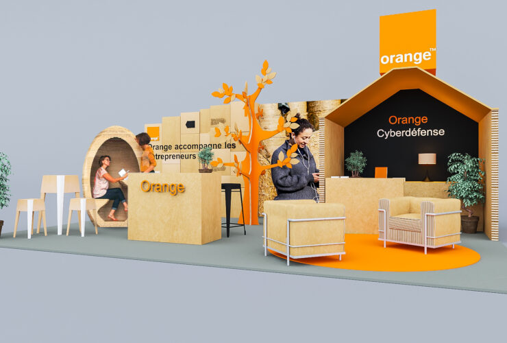 Stand en reboard - Orange